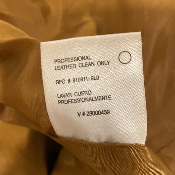 NOW ON SALE ‼️Vintage Outbrook suede leather beige coat Size M - Picture 6 of 8